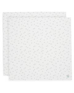Lot de 2 langes coton large 115 x 115 cm