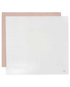 Lot de 2 langes coton large 115 x 115 cm