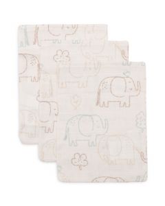 Lot de 3 gants de toilette coton