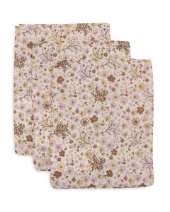 Lot de 3 gants de toilette coton