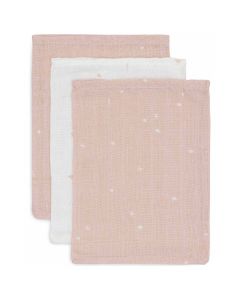 Lot de 3 gants de toilette coton