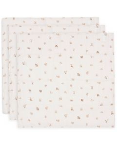 Lot de 3 langes coton small 70 x 70 cm