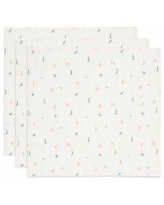 Lot de 3 langes coton small 70 x 70 cm