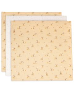 Lot de 3 langes coton small 70 x 70 cm