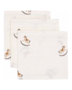 Lot de 3 serviettes coton 31 x 31 cm