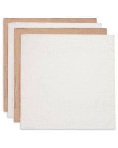 Lot de 4 langes coton small 70 x 70 cm
