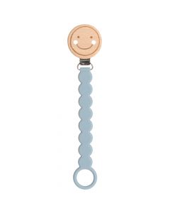 Attache-tétine bois/silicone