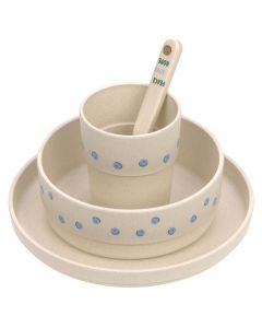 Coffret repas en PP/cellulose - 4pcs