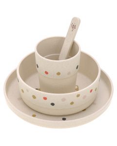 Coffret repas en PP/cellulose - 4pcs