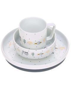 Coffret repas en porcelaine 3pcs