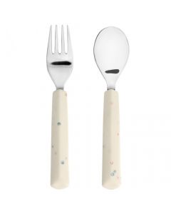 Couverts avec manche en silicone