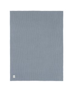 Couverture tricotée en coton bio 80x100cm