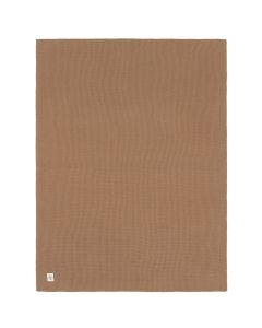 Couverture tricotée en coton bio 80x100cm