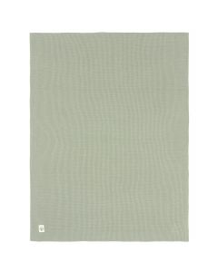 Couverture tricotée en coton bio 80x100cm