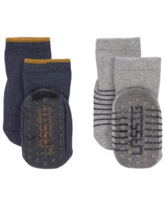 Lot de 2 paires de chaussettes antidérapantes - taille 19-22