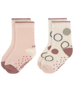 Lot de 2 paires de chaussettes antidérapantes - taille 19-22