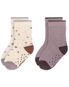 Lot de 2 paires de chaussettes antidérapantes - taille 27-30
