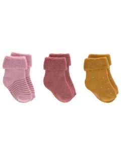 Lot de 3 paires de chaussettes bébé terry fleece - taille 19-22