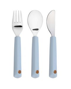 Lot de 3 couverts avec manche en silicone