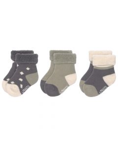 Lot de 3 paires de chaussettes bébé terry fleece - taille 12-14