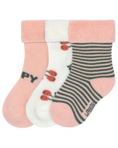 Lot de 3 paires de chaussettes bébé terry fleece - taille 15-18