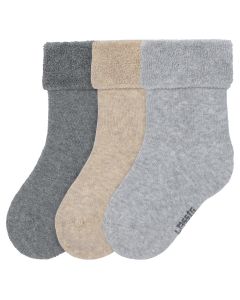 Lot de 3 paires de chaussettes bébé terry fleece - taille 15-18