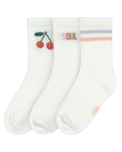 Lot de 3 paires de chaussettes tennis taille 23-26