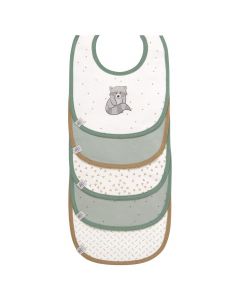 Lot de 5 bavoirs éponge imperméable