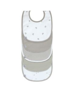 Lot de 5 bavoirs éponge imperméable