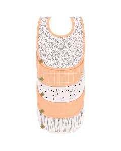 Lot de 5 bavoirs éponge imperméable