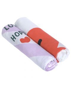 Set de 2 langes XL divinement doux