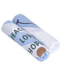 Set de 2 langes XL divinement doux