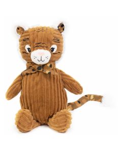 Peluche bébé en velours Simply (33cm) Spéculos Le Tigre