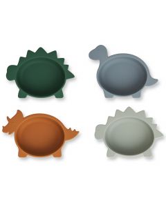 Lot 4 bols en silicone Iggy