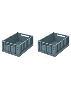 Lot de 2 boîtes de rangement Weston taille M