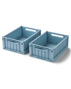 Lot de 2 boîtes de rangement Weston taille S