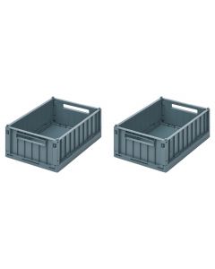 Lot de 2 boîtes de rangement Weston taille S