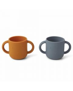 Lot de 2 tasses en silicone Gene