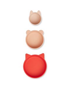 Lot de 3 bols en silicone Eddie