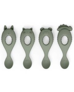 Lot de 4 cuillères en silicone Liva