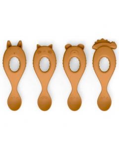 Lot de 4 cuillères en silicone Liva