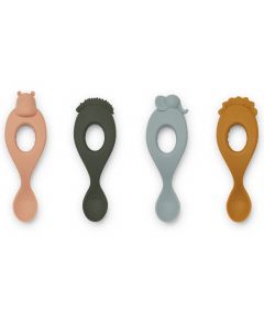 Lot de 4 cuillères en silicone Liva