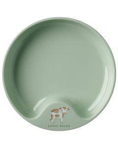 Assiette anti-dérapante
