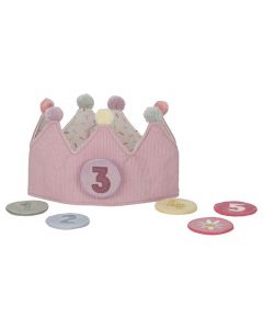 Couronne d'anniversaire en tissu avec chiffres