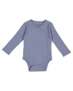 Gekruiste body lange mouwen - maat 50/56 (0-2m)