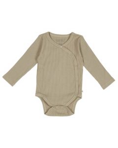 Gekruiste body lange mouwen - maat 50/56 (0-2m)