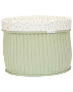 Grand panier de toilette rond réversible 30 x 25 cm