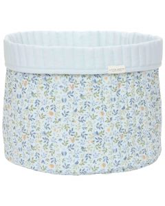 Grand panier de toilette rond réversible 30 x 25 cm