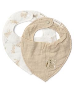 Lot de 2 bavoirs bandana