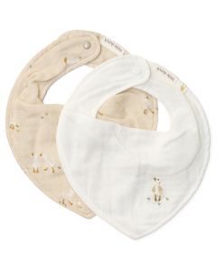 Lot de 2 bavoirs bandana